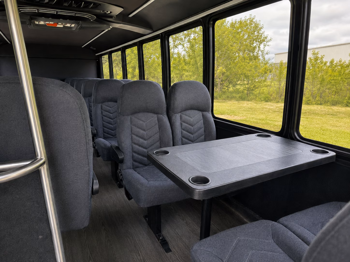 macon long distance transportation onboard seating